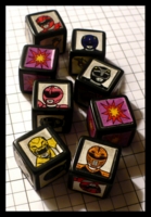 Dice : Dice - Game Dice - Power Rangers Dice game by Milton Bradley 1994 - Ebay Nov 2011